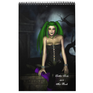 2014 Gotische Girls Art Buchkalender Kalender