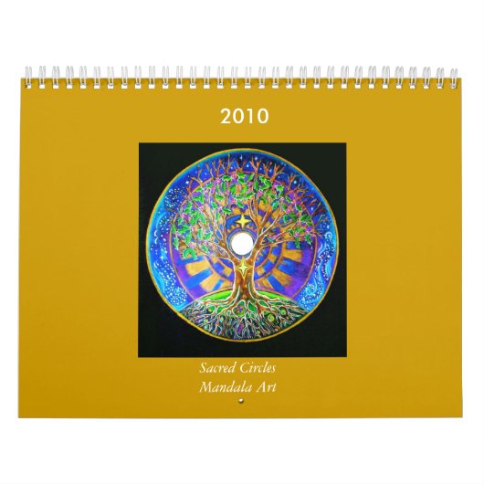 2014 heiliger Kreis-Mandala-Kunst-Kalender Kalender (Titelbild)