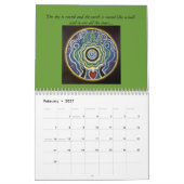 2014 heiliger Kreis-Mandala-Kunst-Kalender Kalender (Feb 2027)