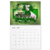 2014 Hunde durch den Feiertags-Kalender Kalender (Mär 2026)
