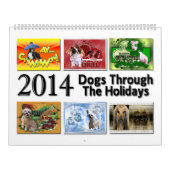 2014 Hunde durch den Feiertags-Kalender Kalender (Titelbild)
