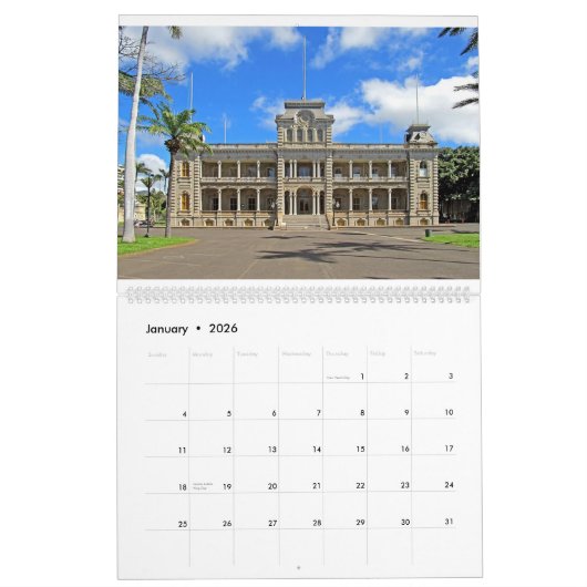 2014 Iolani Palace-Kalender Kalender (Jan 2026)