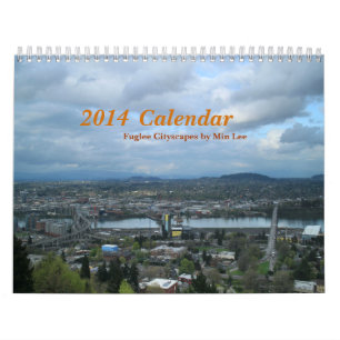 2014 Kalender  Fuglee Cityscapes durch minimales