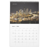 2014 Kalender| Fuglee Cityscapes durch minimales Kalender (Mär 2026)