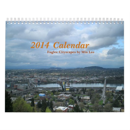 2014 Kalender| Fuglee Cityscapes durch minimales Kalender (Titelbild)