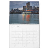 2014 Kalender| Fuglee Cityscapes durch minimales Kalender (Jan 2027)
