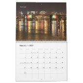 2014 Kalender| Fuglee Cityscapes durch minimales Kalender (Feb 2027)