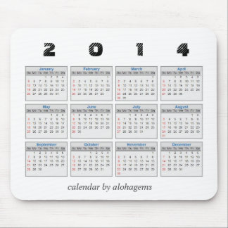 2014 Kalender Mousepad
