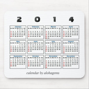 2014 Kalender Mousepad