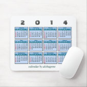 2014 Kalender Mousepad (Mit Mouse)