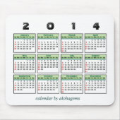 2014 Kalender Mousepad (Vorne)
