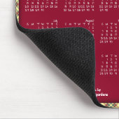 2014 Kalender Mousepad-Tartan Blaue Himbeere Mousepad (Ecke)