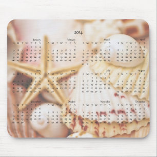 2014 Kalender - Seashell Mousepad