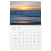 2014 Kalender-Strände Kalender (Feb 2027)