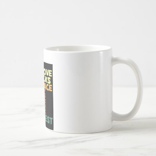 2014 Liebe Rocks Peace Art Print Kaffeetasse (Rechts)