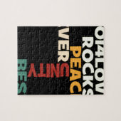 2014 Liebe Rocks Peace Art Print Puzzle (Horizontal)