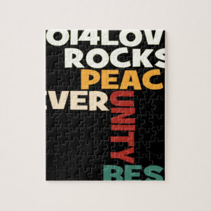 2014 Love Rocks Peace Kunstprint Puzzle
