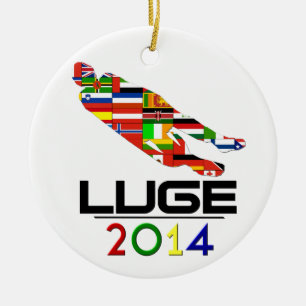 2014: Luge Keramik Ornament