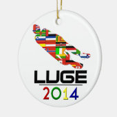 2014: Luge Keramik Ornament (Links)