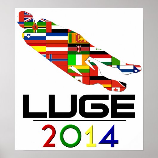 2014: Luge Poster (Vorne)