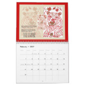 2014 Neujahrsfest-Astrologie-Kalender Kalender (Feb 2027)