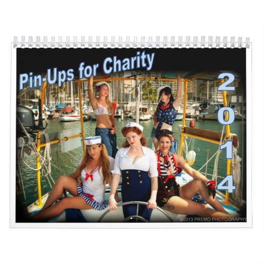 2014 PinUps für Wohltätigkeit-Kalender Kalender (Titelbild)
