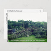2014 Platteville, Tornadoes Memorabilia Postcard Postkarte (Vorne/Hinten)
