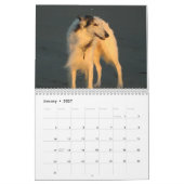 2014 seidenes Windhounds 1-2 Kalender (Jan 2027)