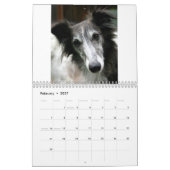 2014 seidenes Windhounds 1-2 Kalender (Feb 2027)