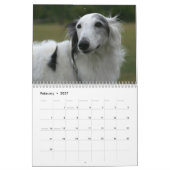2014 seidenes Windhounds 2-3 Kalender (Feb 2027)