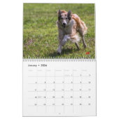 2014 seidenes Windhounds in Aktion 1-6 Kalender (Jan 2026)