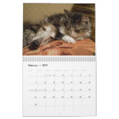 2014 seidenes Windhounds und Freunde 1-2 Kalender (Feb 2027)