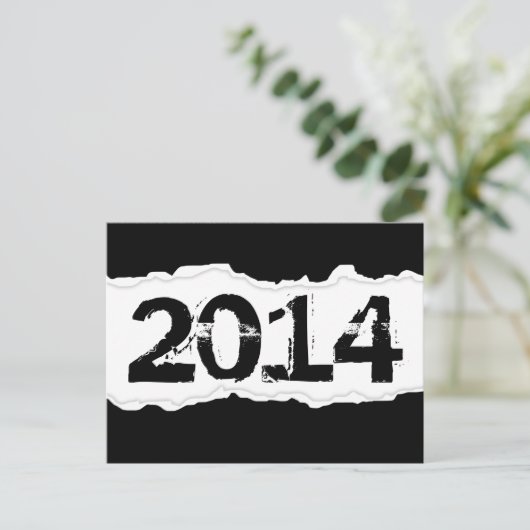 2014 (Seitenränder) Postkarte (Stehend Vorderseite)