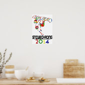 2014: Snowboarden Poster (Küche)