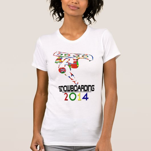 2014: Snowboarding T-Shirt (Vorderseite)