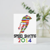 2014: Speed Skaten Postkarte (Stehend Vorderseite)