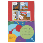2014 Täglicher Abessinier-Cartoon-Kalender Kalender (Feb 2027)