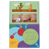 2014 Täglicher Abessinier-Cartoon-Kalender Kalender (Mär 2026)