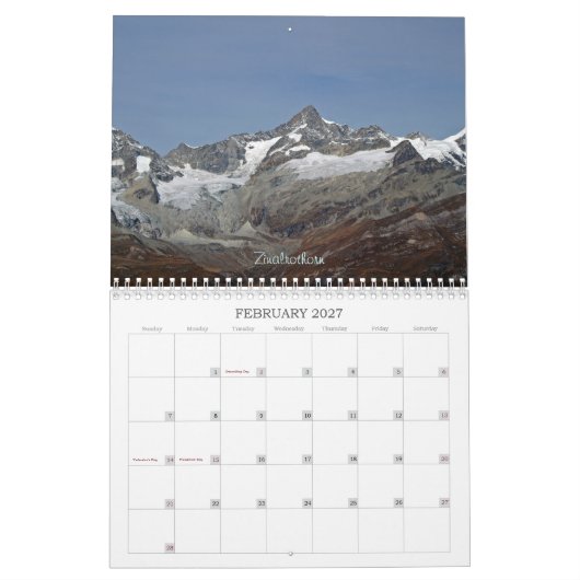 2014 um die Schweiz Kalender (Feb 2027)