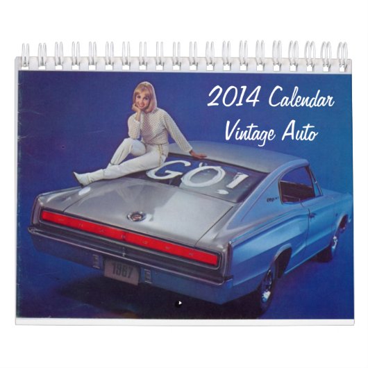 2014 Vintage Auto Kalender (Titelbild)