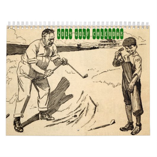 2014 Vintage Golf Kalender (Titelbild)