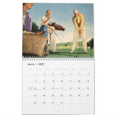 2014 Vintage Golf Kalender (Mär 2027)