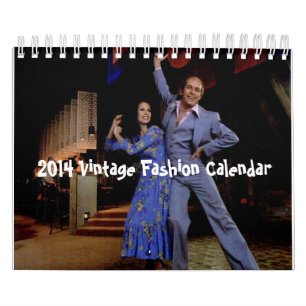 2014 Vintage Modekalender Kalender