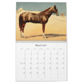2014 Vintage Pferdekalender Kalender (Mär 2027)