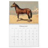 2014 Vintage Pferdekalender Kalender (Feb 2027)