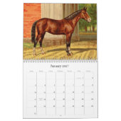 2014 Vintage Pferdekalender Kalender (Jan 2027)