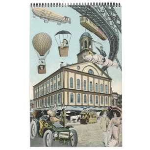 2014 Vintage Steampunk Science Fiction Sci FI Kalender