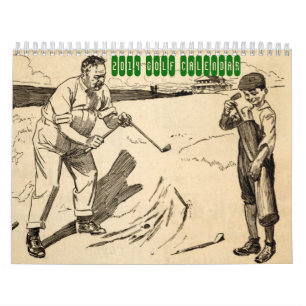 2014 Vintager Golf-Kalender Kalender
