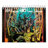 2014 Vintager Horror-Comic-Kalender Kalender (Titelbild)