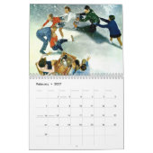 2014 Vintager lebender Kalender (Feb 2027)